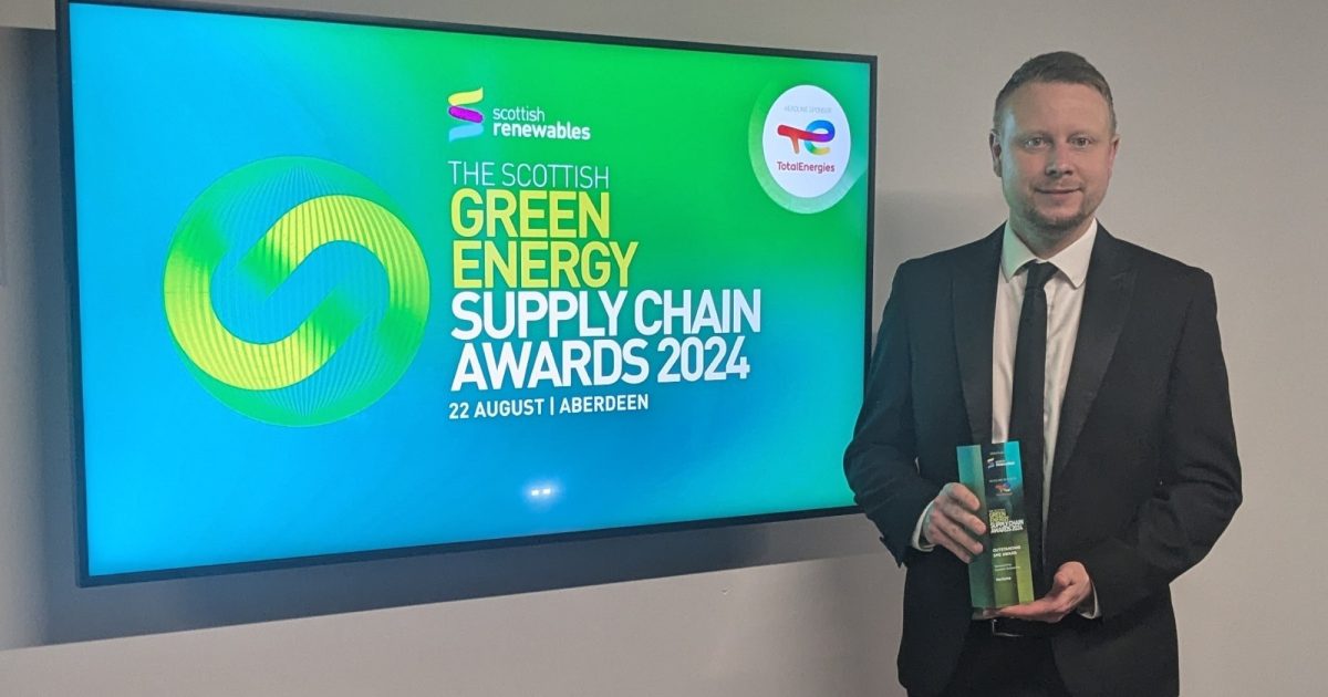 OpenGraph Image for Outstanding SME win for Verlume at Scottish Renewables Awards