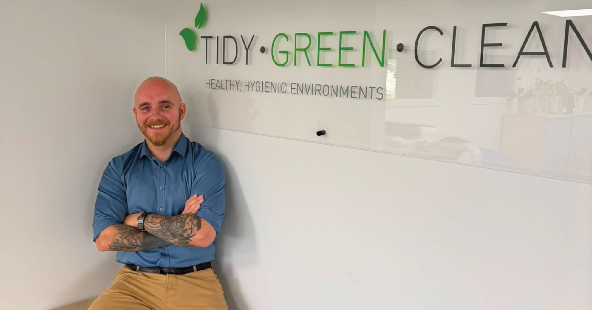 OpenGraph Image for Tidy Green Clean welcomes Sam Stanton as Business Development Manager