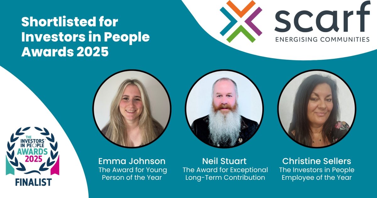 OpenGraph Image for Three Scarf colleagues shortlisted for National Investors in People Awards