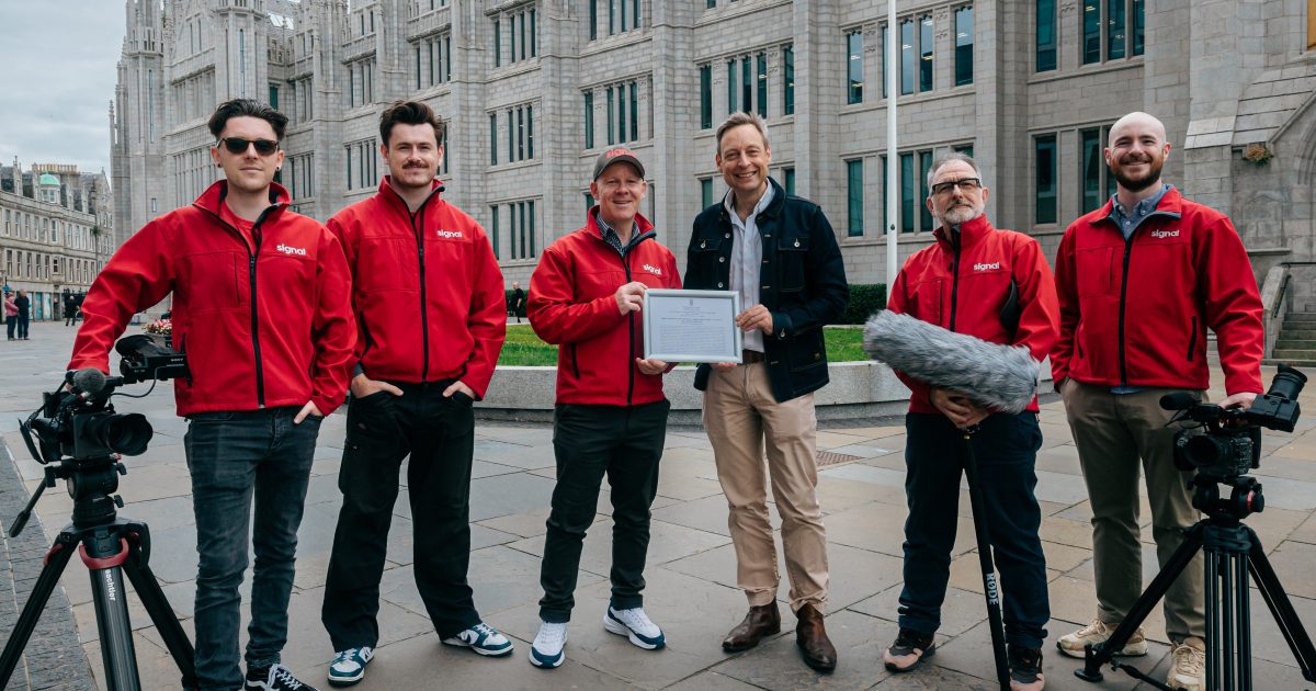 OpenGraph Image for Aberdeen film company Signal commended in Parliament