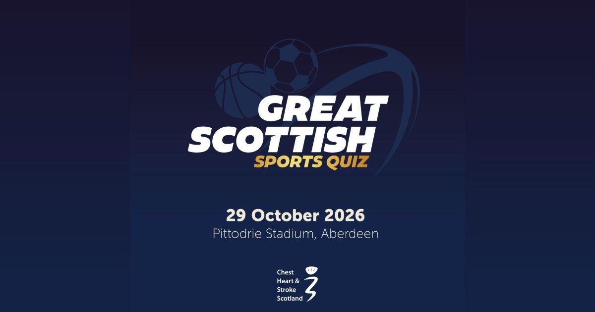 OpenGraph Image for Chest Heart & Stroke Scotland to Host Great Scottish Sports Quiz at Aberdeen FC’s Pittodrie Stadium