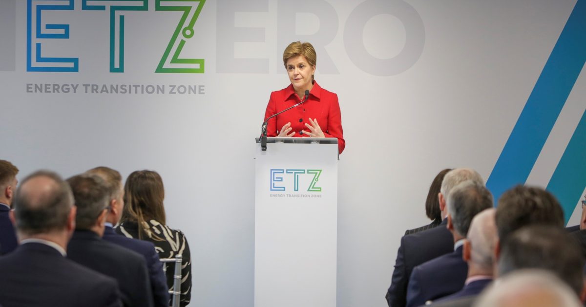 OpenGraph Image for Nicola Sturgeon hails world-first £9m floating wind power centre in Aberdeen
