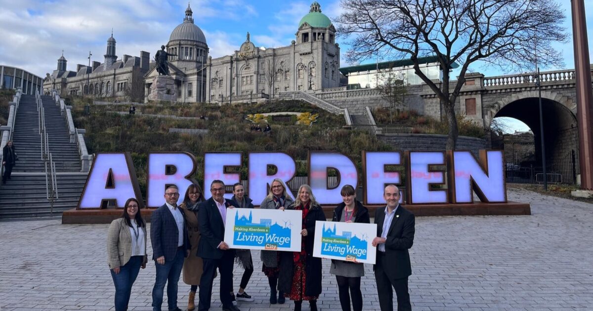 OpenGraph Image for Aberdeen reaches major milestone in Real Living Wage journey