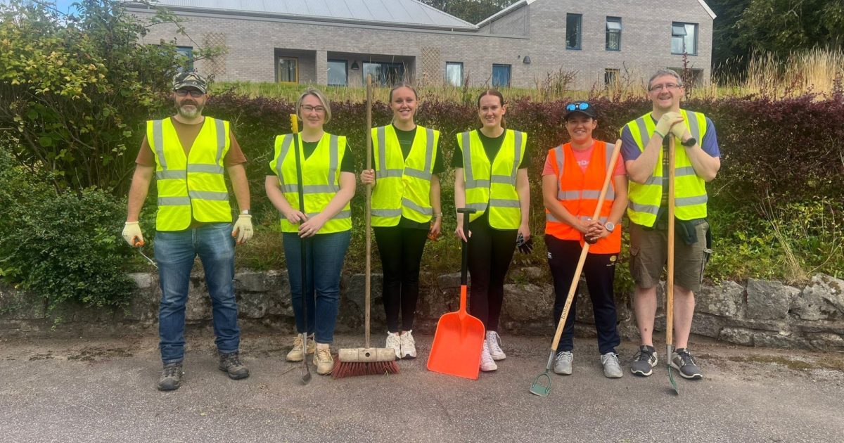 OpenGraph Image for Escone Solutions team supports Camphill School Aberdeen with volunteering day