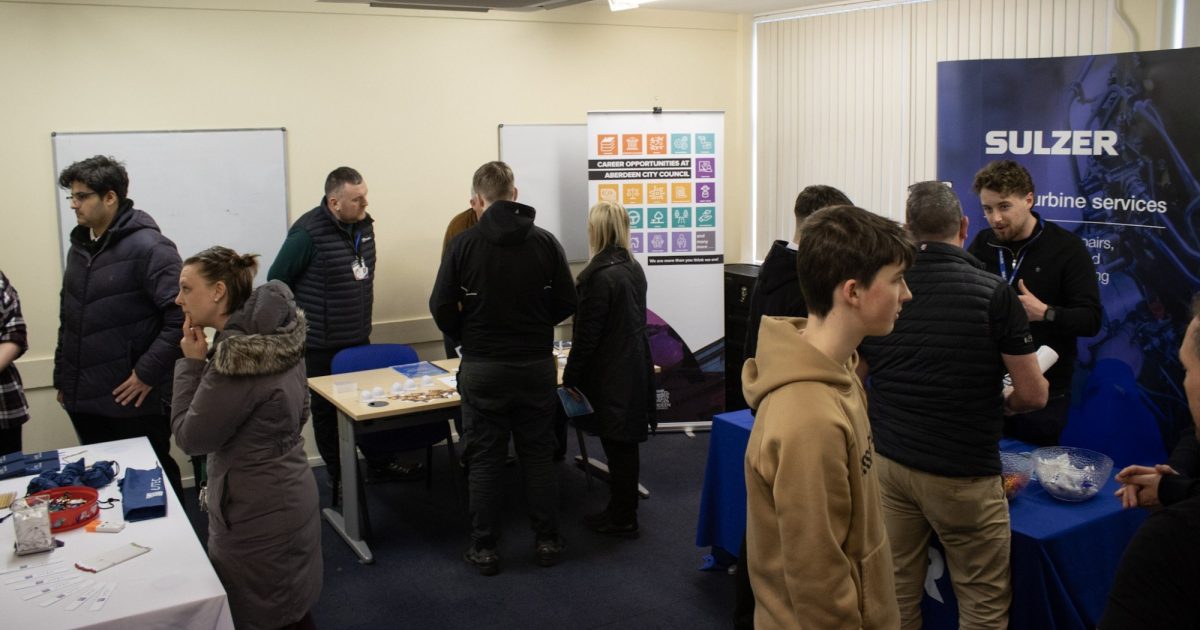 OpenGraph Image for Tullos Training careers fair welcomes hundreds during Scottish Apprenticeship Week