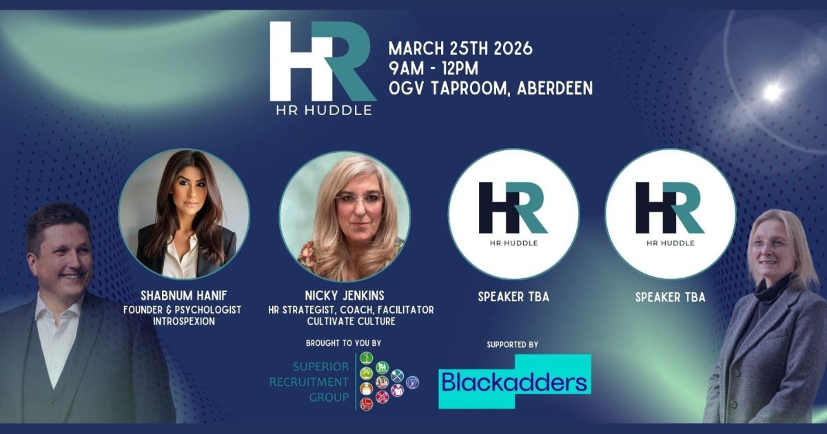 OpenGraph Image for Connect, collaborate, and learn: HR Huddle returns in Aberdeen on 25 March
