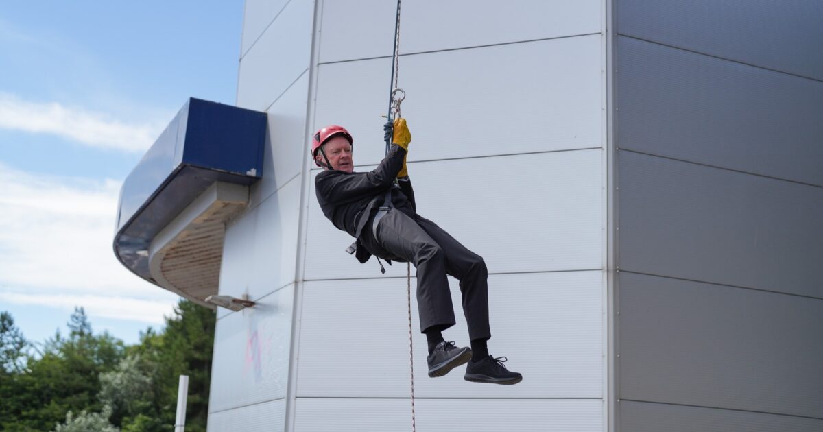 OpenGraph Image for Archie abseilers raise more than £41,000 for local sick children