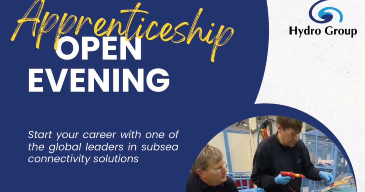 OpenGraph Image for Hydro Group announces open evening for apprenticeships