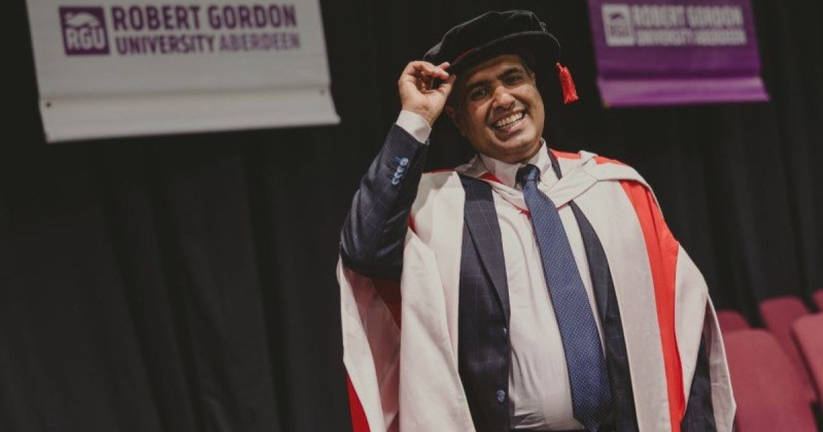 OpenGraph Image for Entrepreneur recognised with honour from RGU