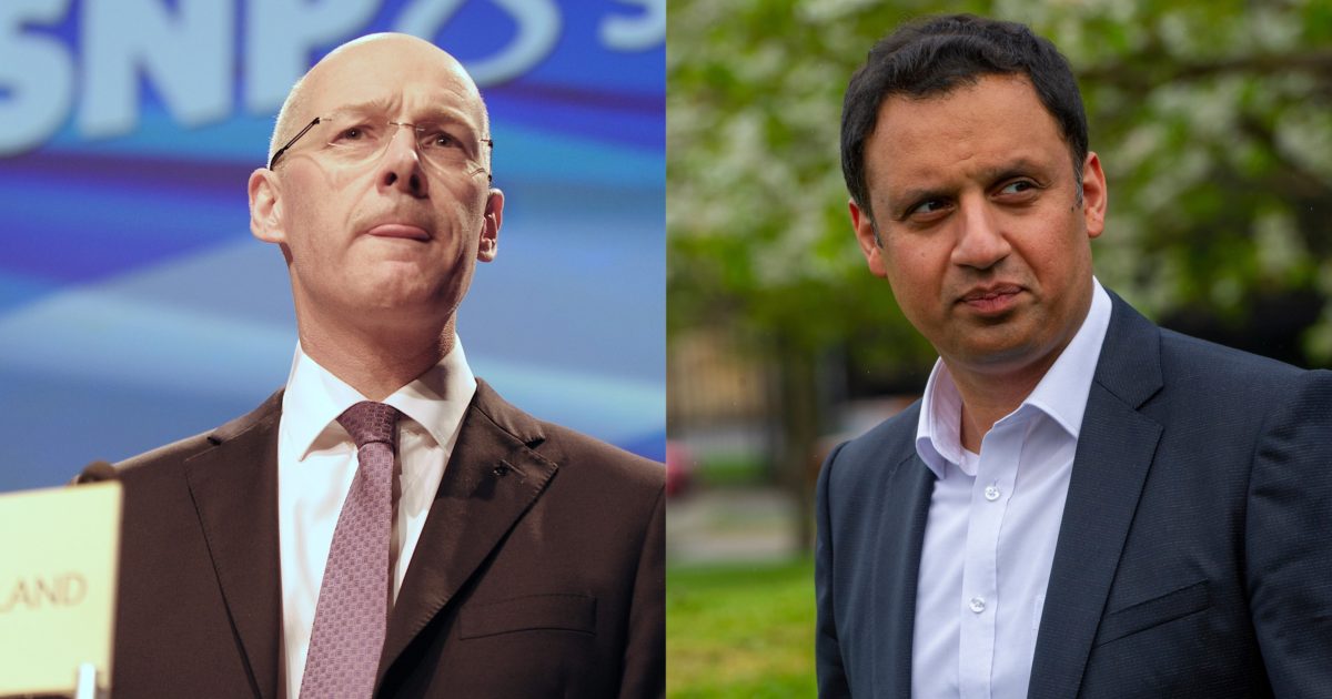 OpenGraph Image for SNP and Labour neck-and-neck three weeks out