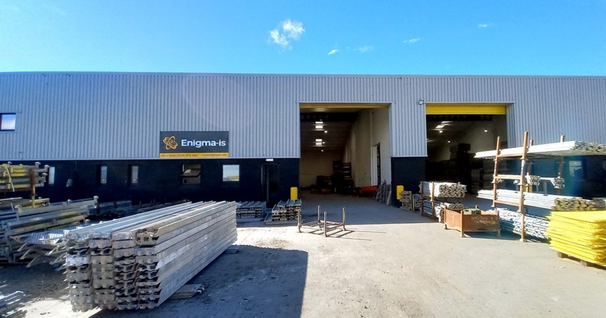 OpenGraph Image for Enigma Industrial Services Ltd invests in new premises to upscale contract scaffolding service capacity