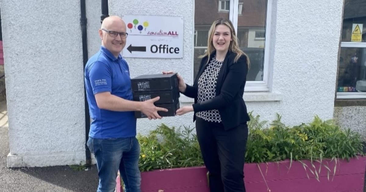 OpenGraph Image for IT equipment donated to support local charity, SensationALL