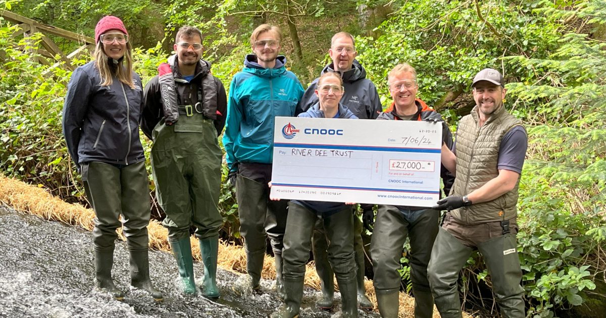 CNOOC International supports the River Dee Trust pilot project for