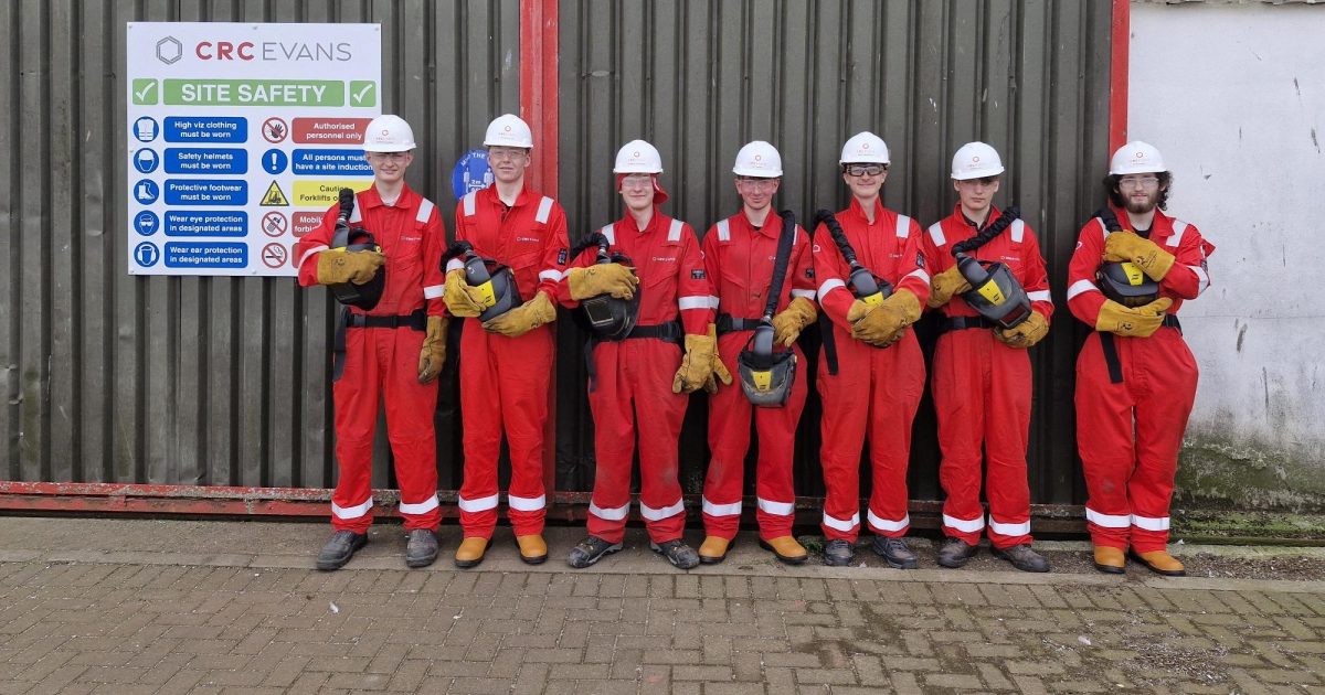 OpenGraph Image for CRC Evans welcomes 13 new apprentices