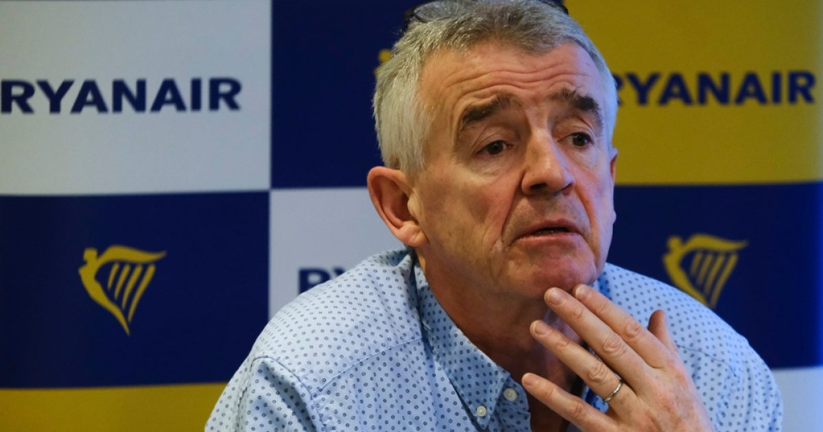 OpenGraph Image for Ryanair boss calls for £1million salaries for senior politicians