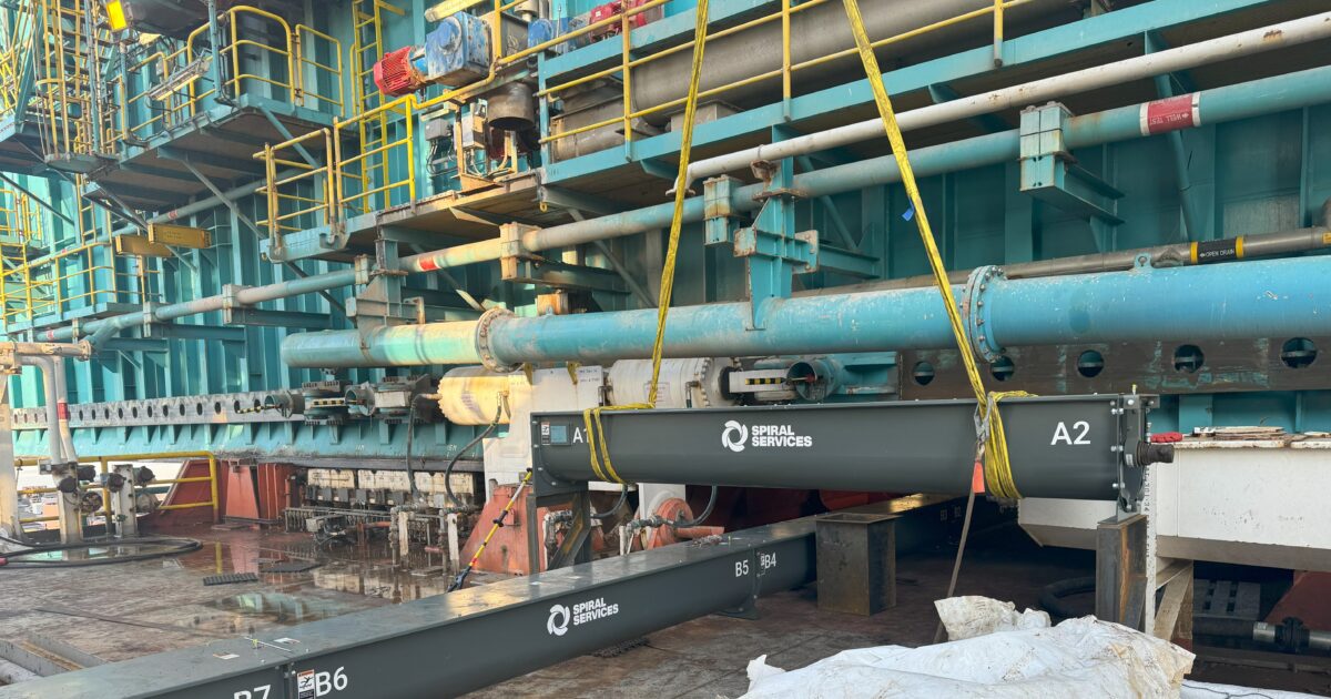 OpenGraph Image for Spiral Services mobilises offshore team for installation of screw conveyers