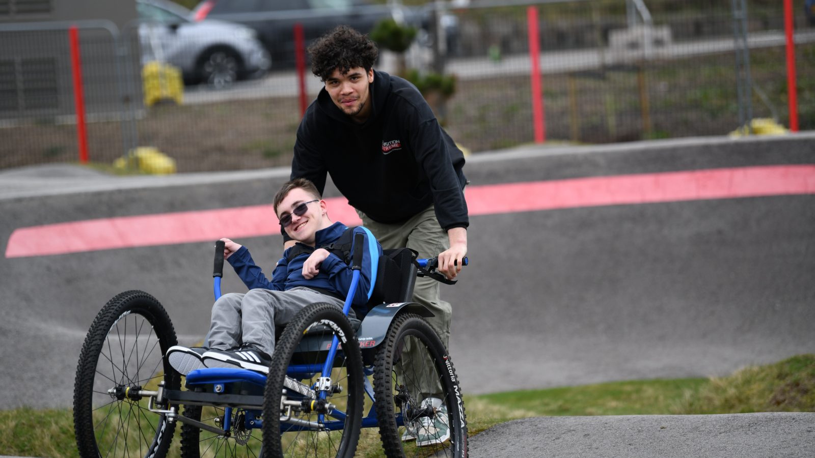 Finlay enjoying the session at Transition Extreme.