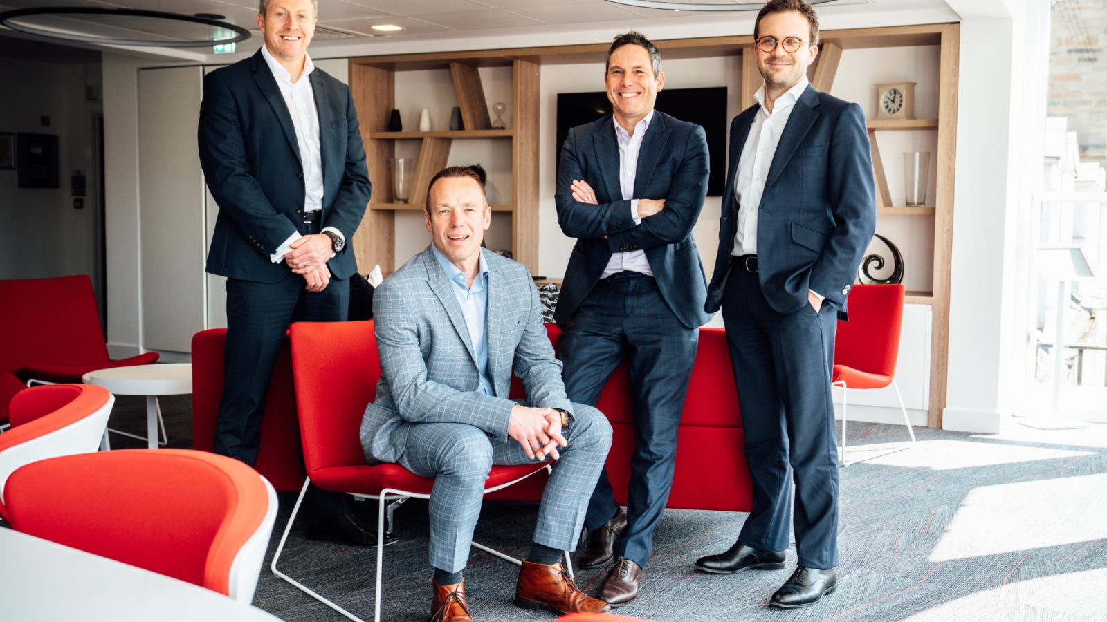 Paul Turner, Gordon Steele, Iain Walker and Stuart Rose