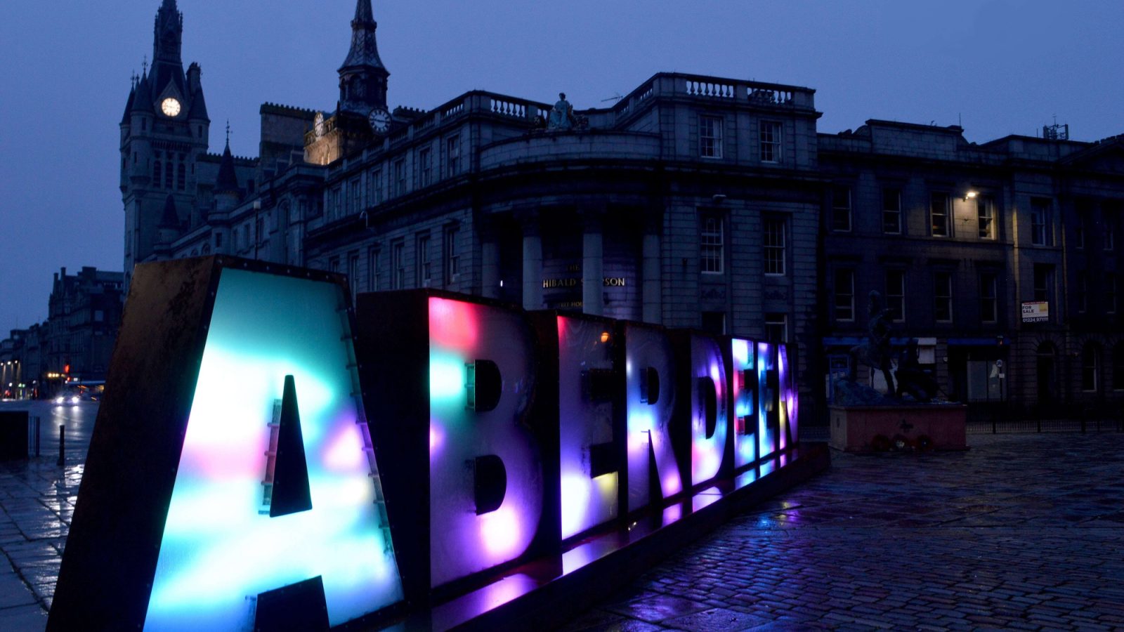 Aberdeen letters based at Castlegate