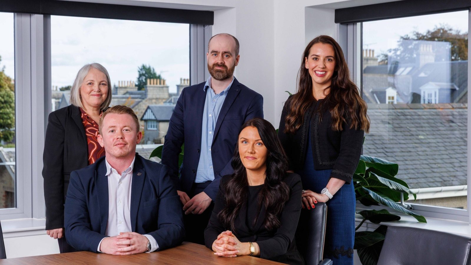 L to R: Alison Forbes, Campbell Gordon, Peter Mitchell, Amy Dignon, Brittany Kilner