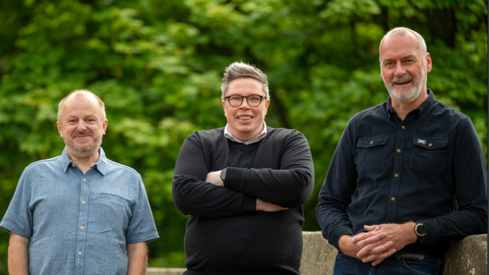 L-R, Kenny, Neil and Graeme