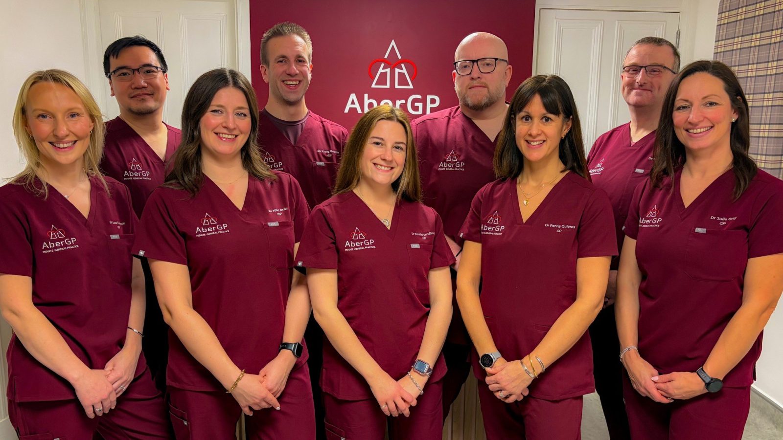 The AberGP team, which has launched a new private general practice in Aberdeen’s west end.
