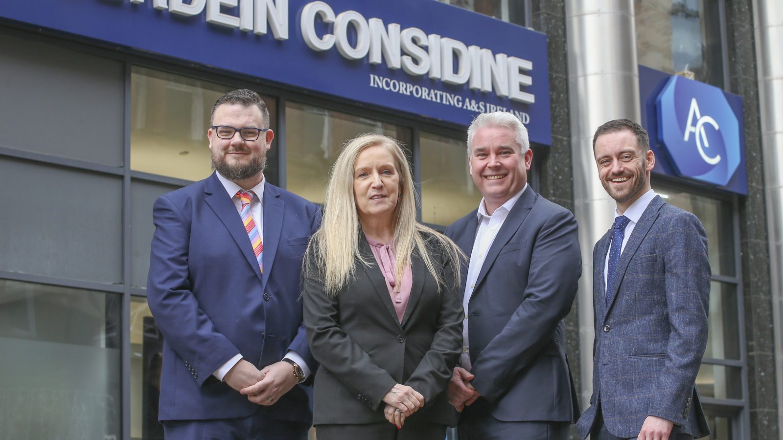 left to right: Graeme McClumpha, Eleanor Hamilton, David Orr and Paddy O’Donnell