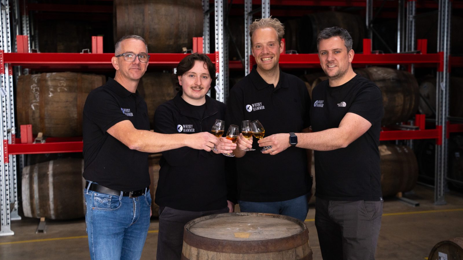 Left to Right, Craig Milne, co-founder and operations director, Evan Urquhart, auction manager (Europe), Tim Lagraauw, general manager (Europe), Daniel Milne, co-founder and chief executive officer.