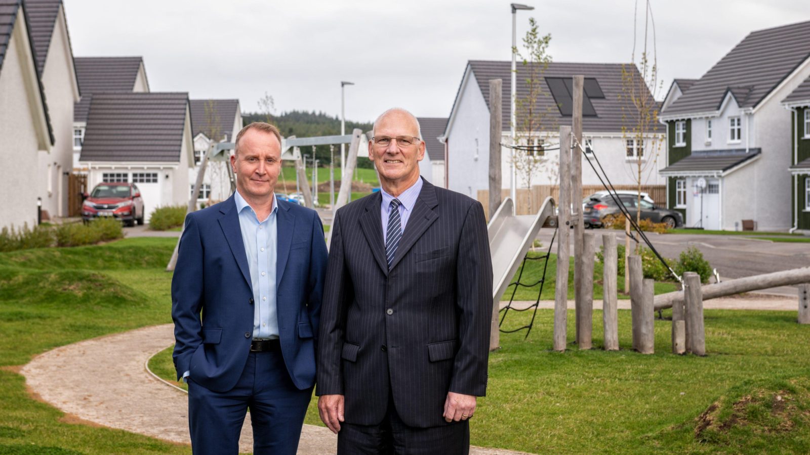 Chief Financial Officer, Andrew Tweedie (left) and Chairman, Bob McAlpine.