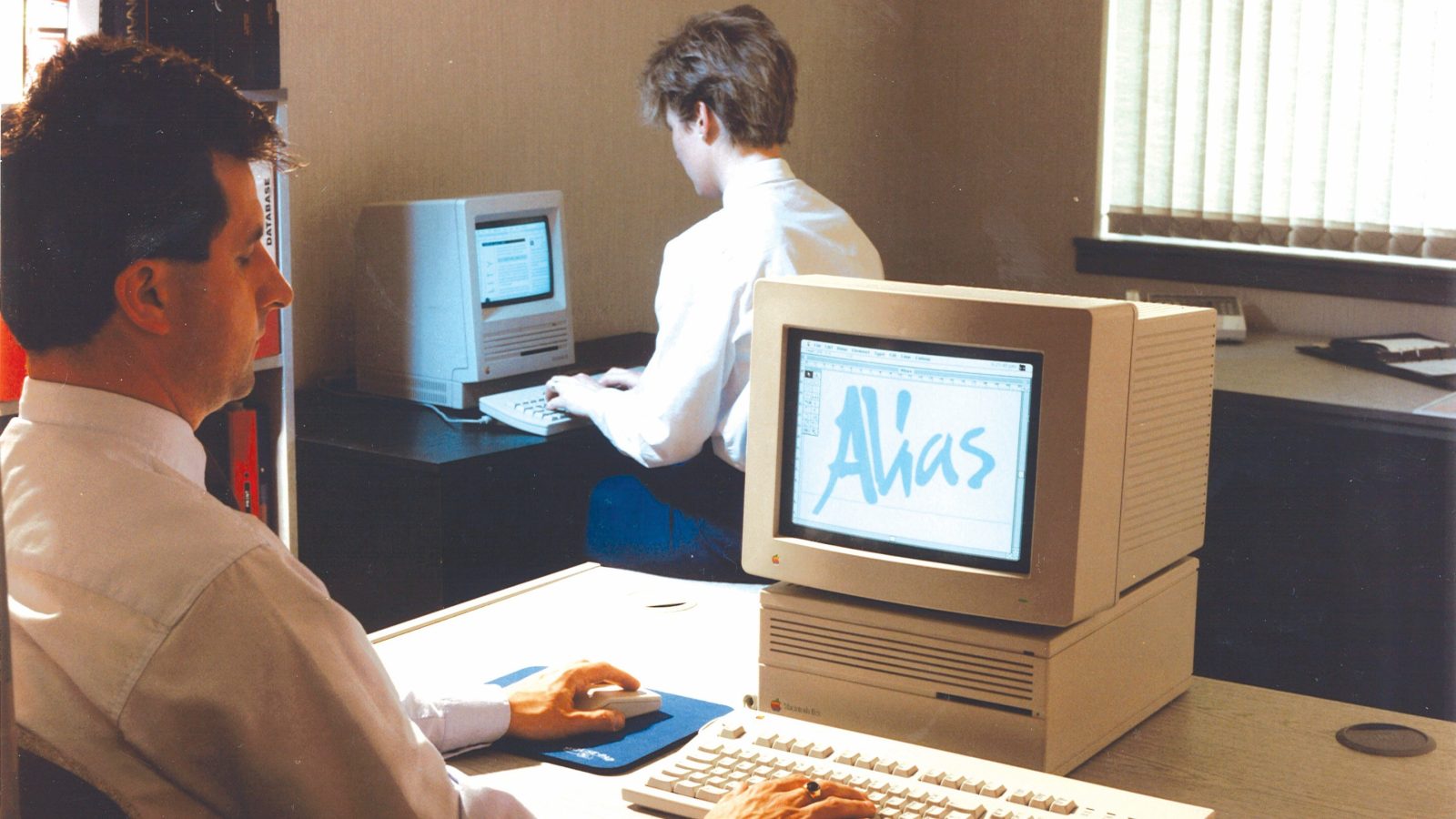 Bill on Mac in 1987