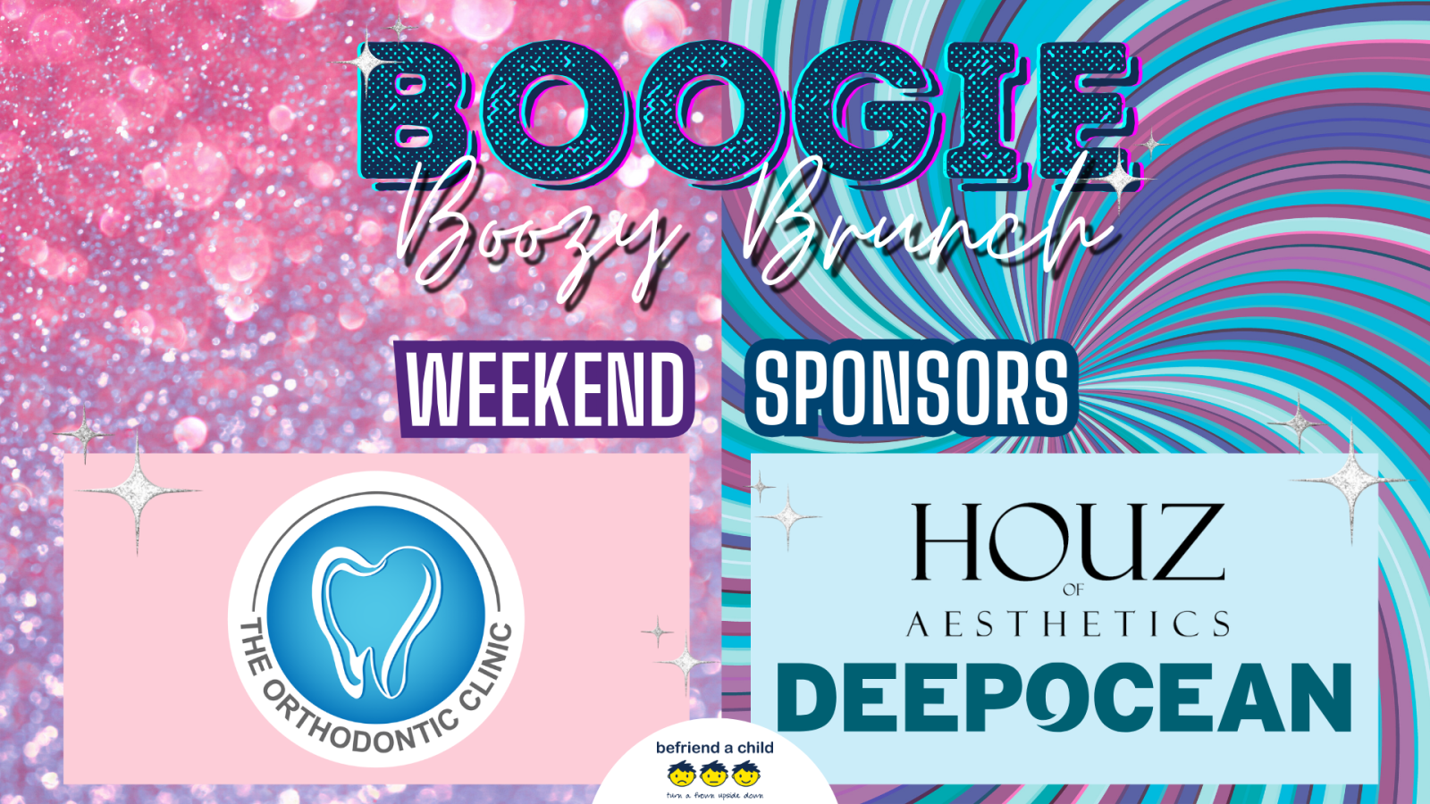 Befriend a Child’s Boogie Boozy Brunch Weekend Sponsors