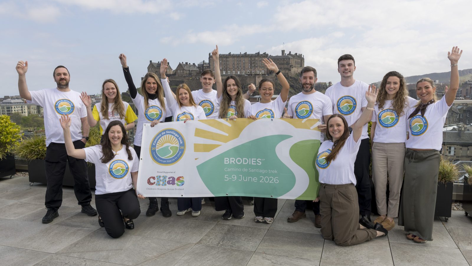 Back row (L-R): Steven Mallon, Louise Swann (CHAS), Nicole Ferry, Ellenmarie McCaffery, Kyle Fleming, Rhiannon Ogg, Carolyn McLaren, Will Rollinson, Milo Bown, Nina Munro, Heather McTavish.   Front row (L-R): Anna Bell and Dawn Stanley