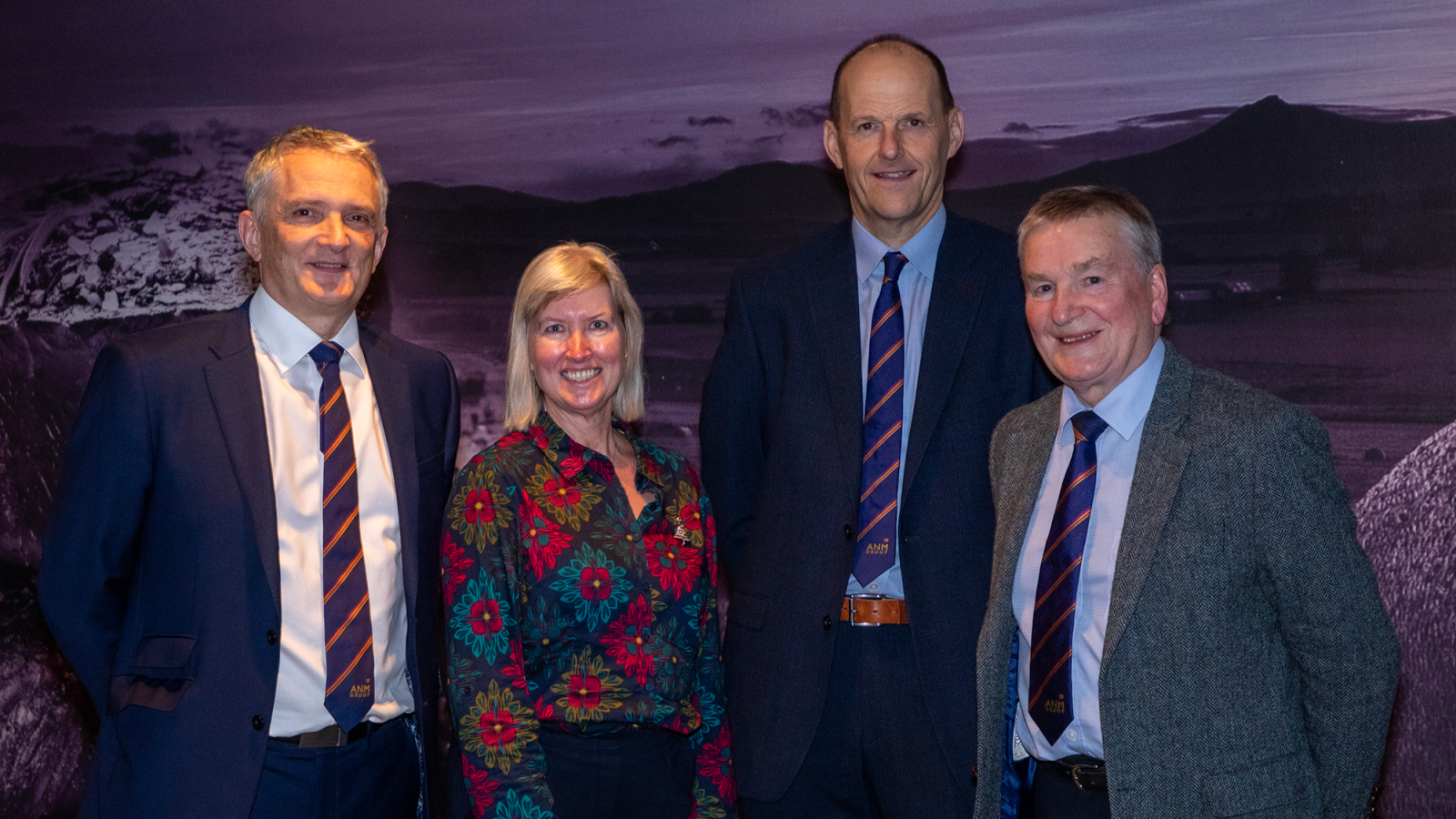 From left, Grant Rogerson, Jane Mitchell, Dave Green, and Mike Macaulay.
