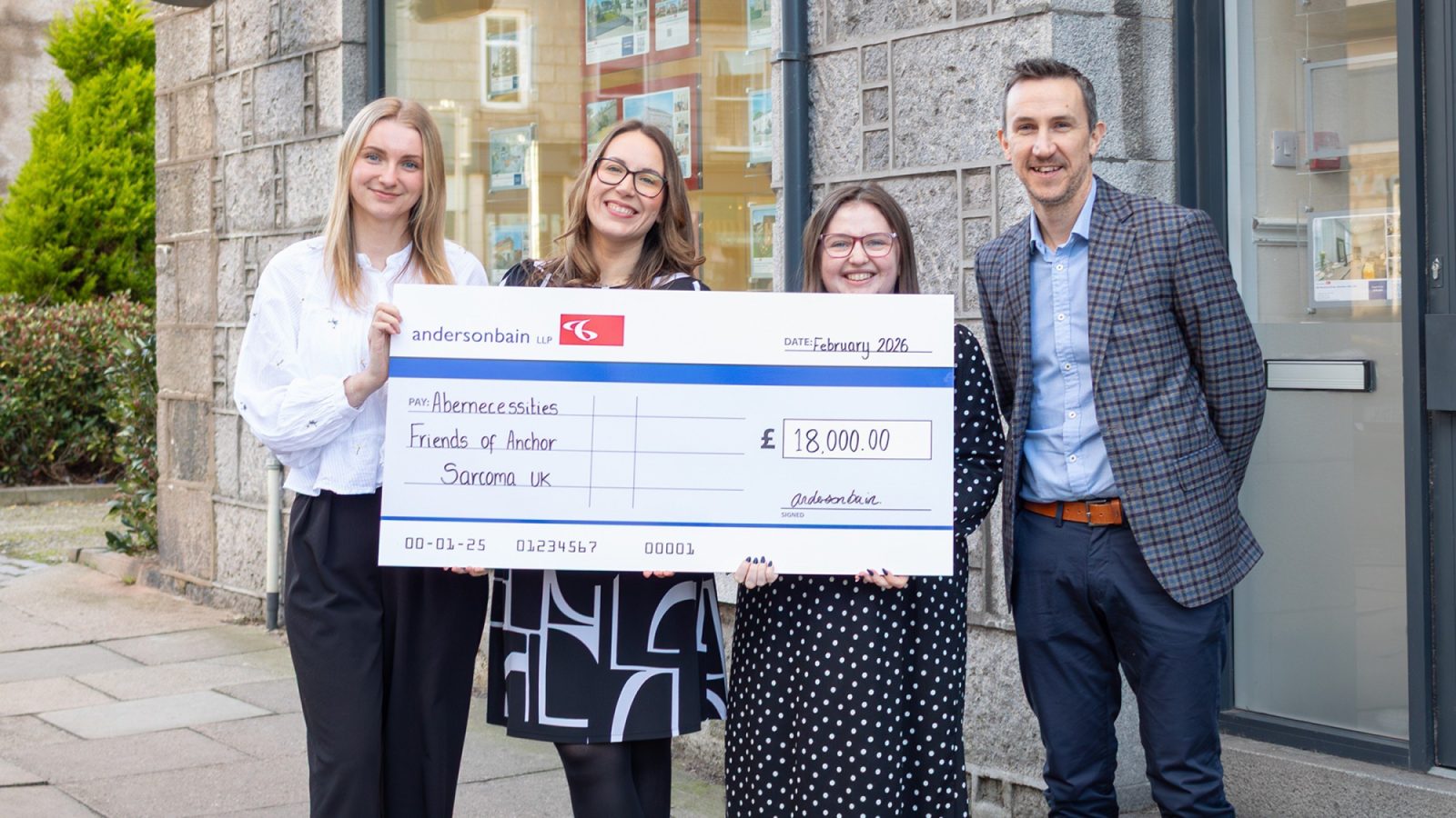 From left to right: Nicole Christie, Rebecca Bett, Gail Angus, Scott Allan