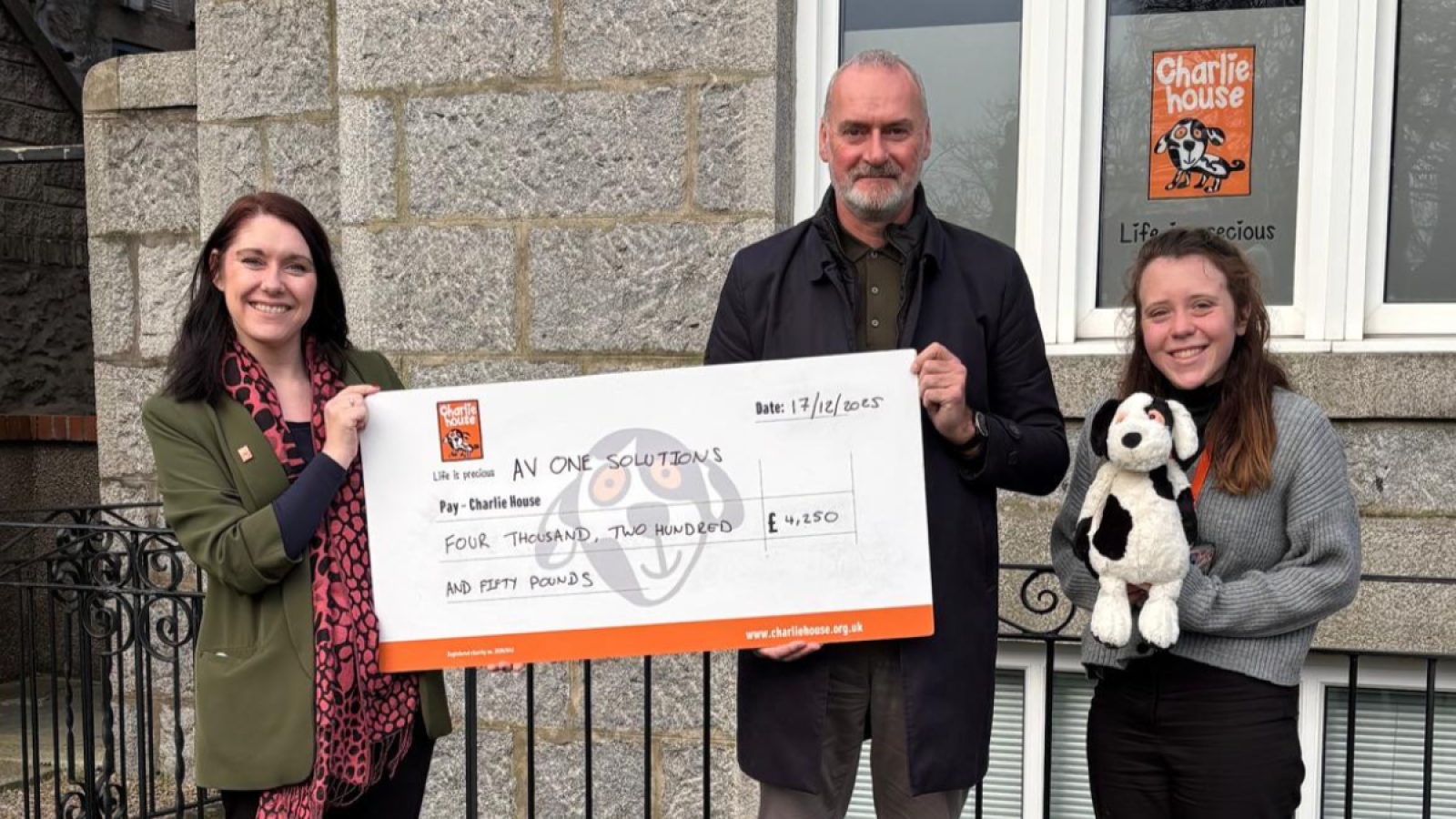 Charlie House – Emma Leiper Finlayson, Graeme McGuire and Rebecca Wink.