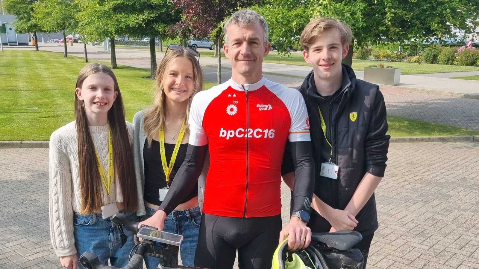Craig Allinson and family