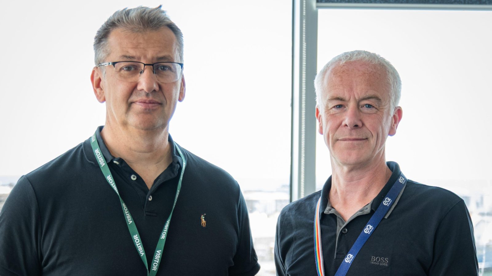 Adrian Brown, MD of Fennex, with Ian McKimmie, Director of HSE and Wells at EnQuest