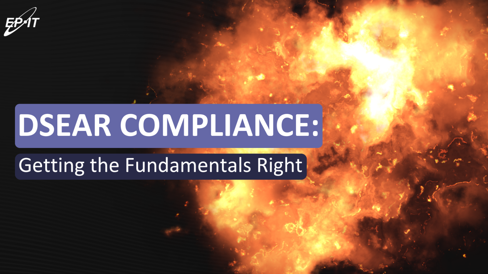 DSEAR compliance: Getting the fundamentals right