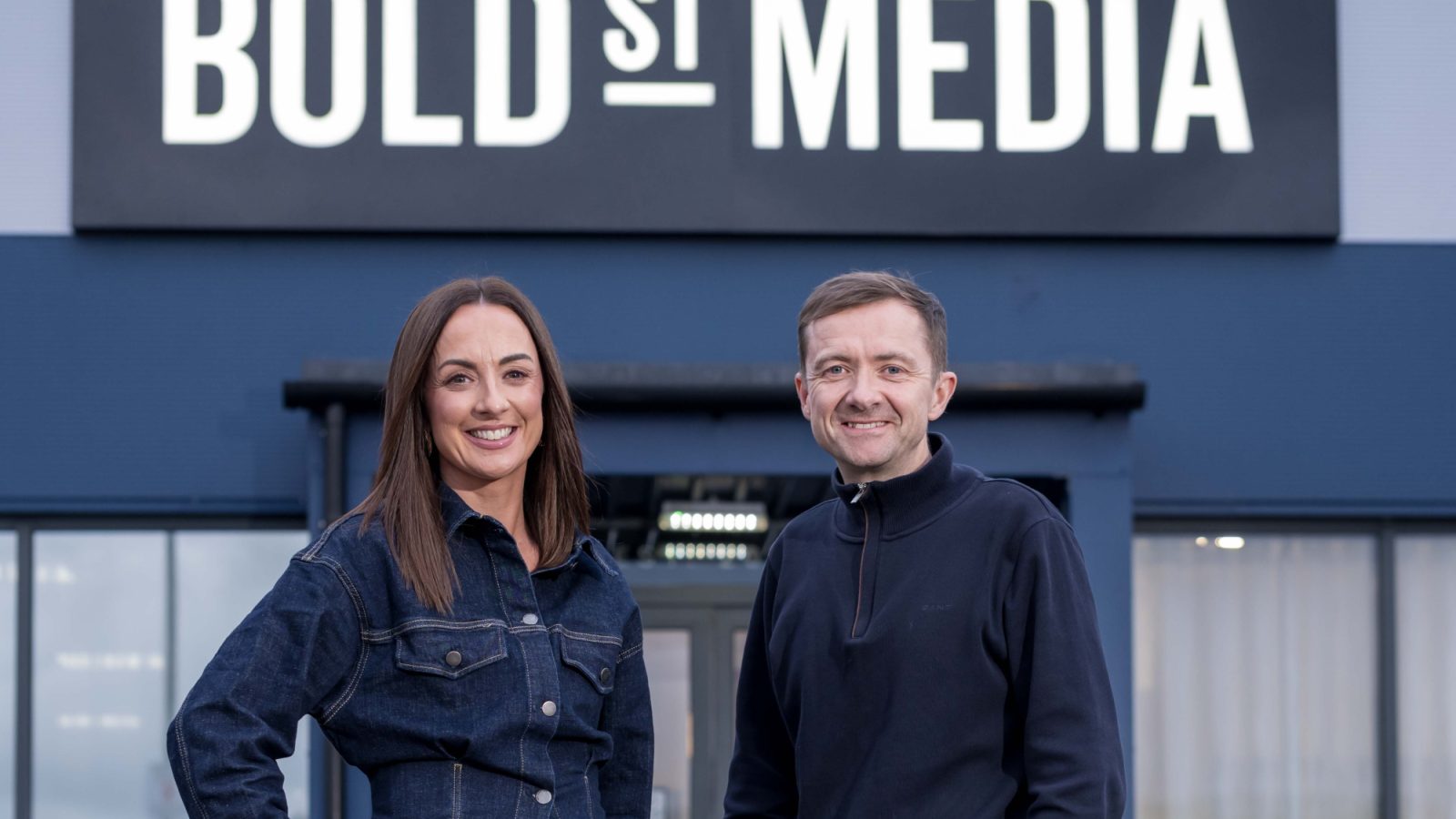 Eilidh McCluskie, founder and MD, with Mark McCluskie, creative director.