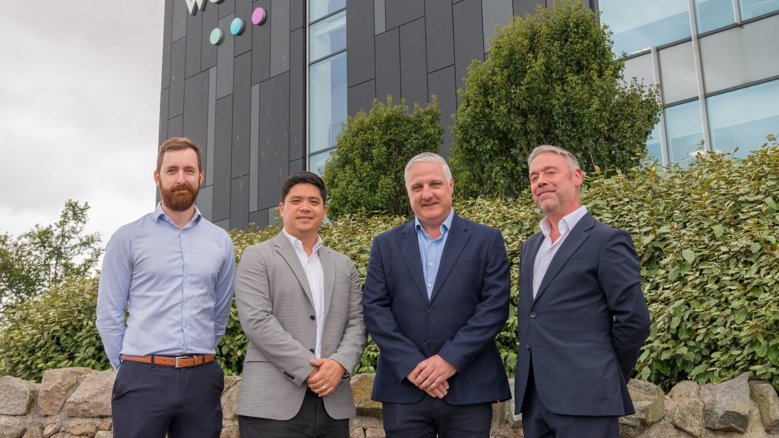 (L-R) Michael Edwards, Lewis Yim, Gavin Maxwell and Jason Brown