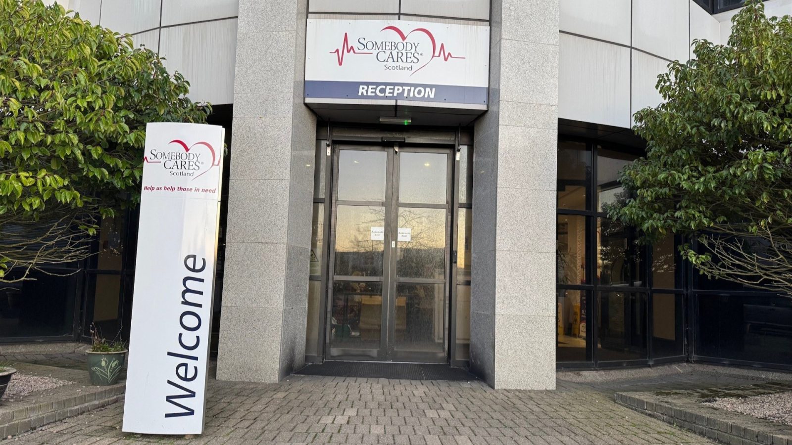 The current headquarters of Somebody Cares on Wellington Circle in Altens