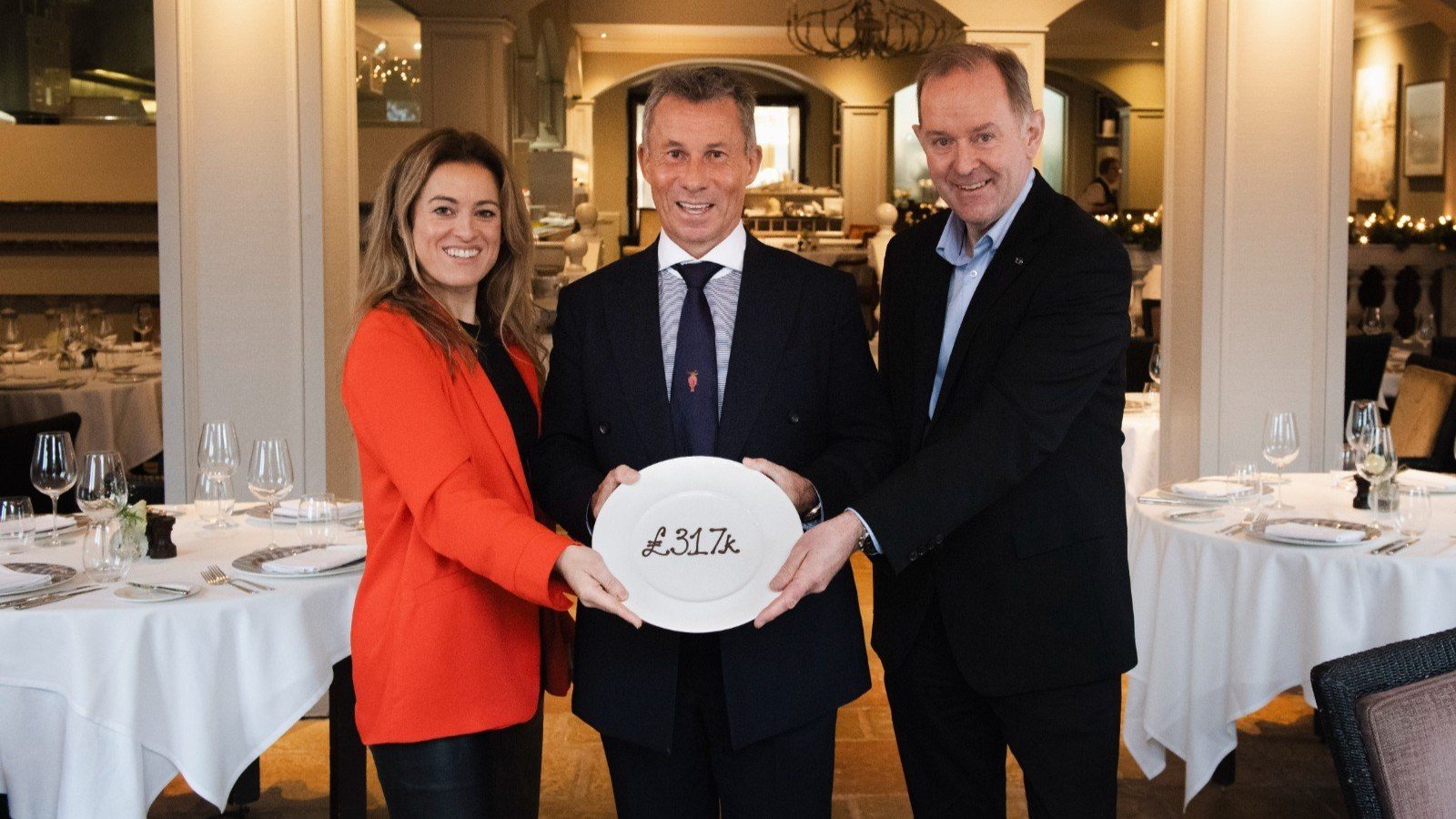 Left to right, Sarah Jane Hogg, Gary Walker and Kenny Anderson