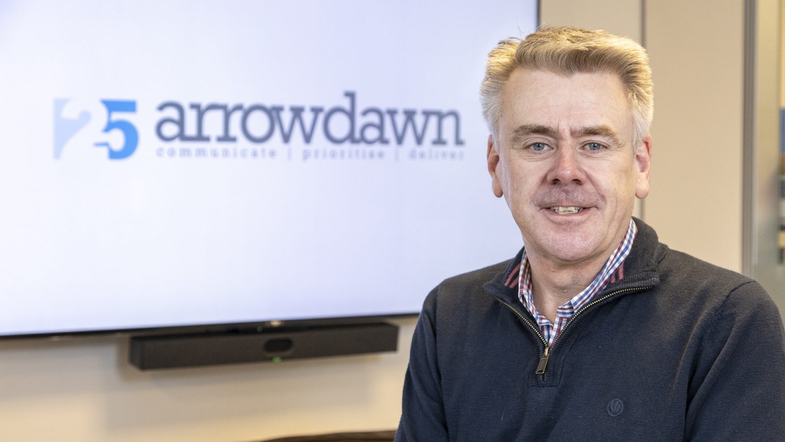 Success story: Managing director Gordon Adie has built Arrowdawn into a respected network specialist.