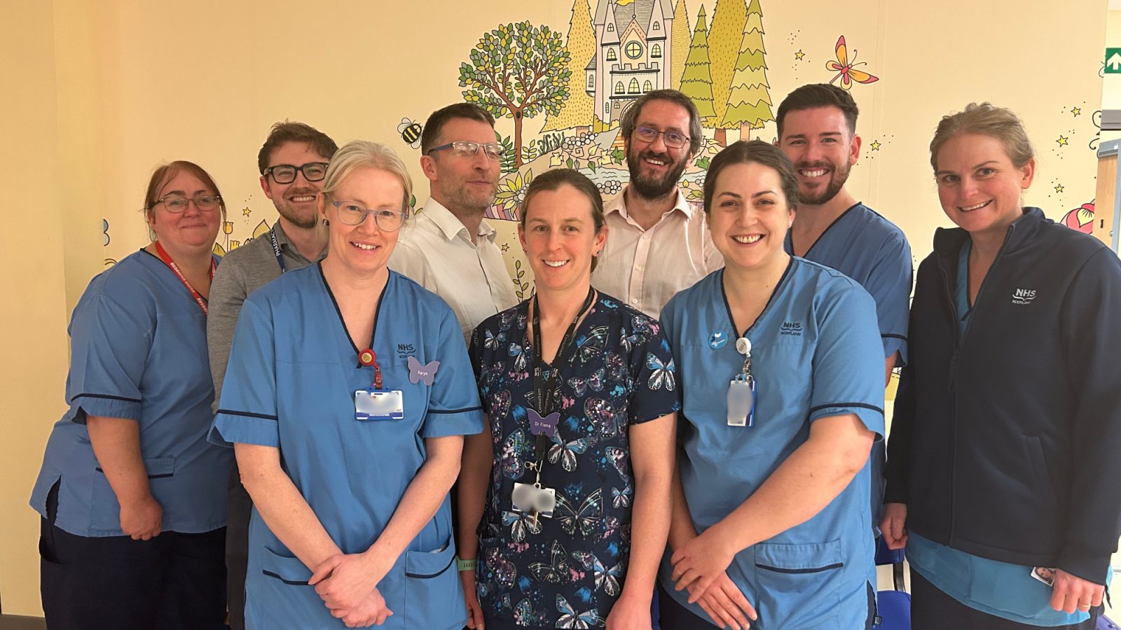 Paediatric haematology and oncology team at Royal Aberdeen Children's Hospital