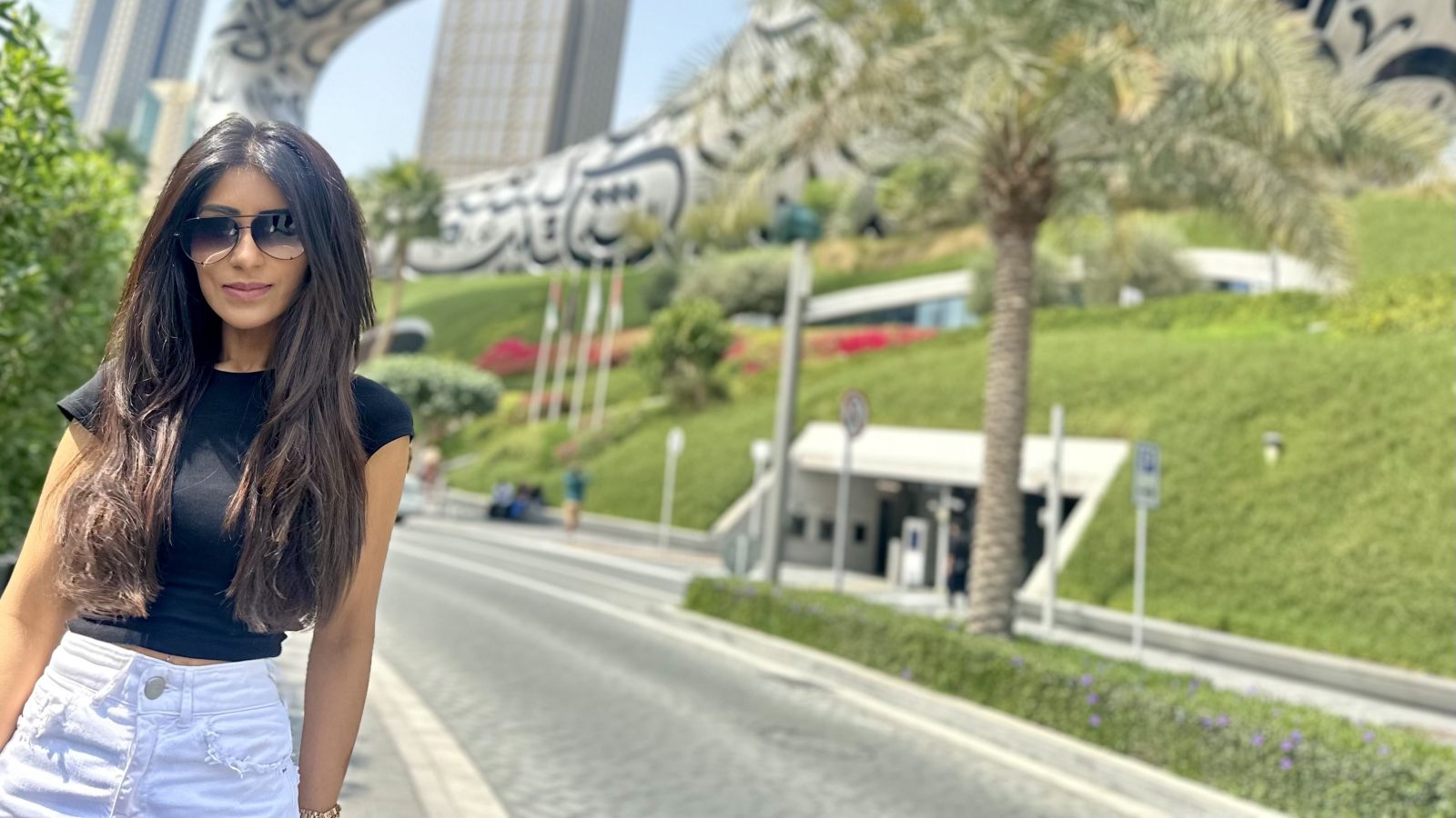 IntrospeXion founder and Managing Director Shabnum Hanif on-site in Dubai