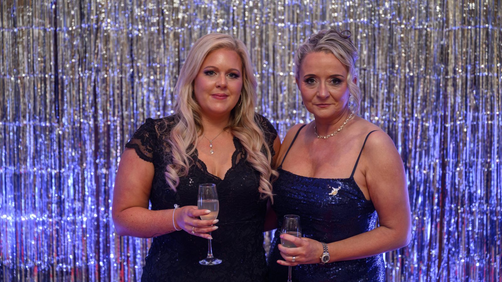 Jaqueline Brown (left) and Mary Nimmo of Archie’s Highlands fundraising committee, who organised the Moonlight Ball