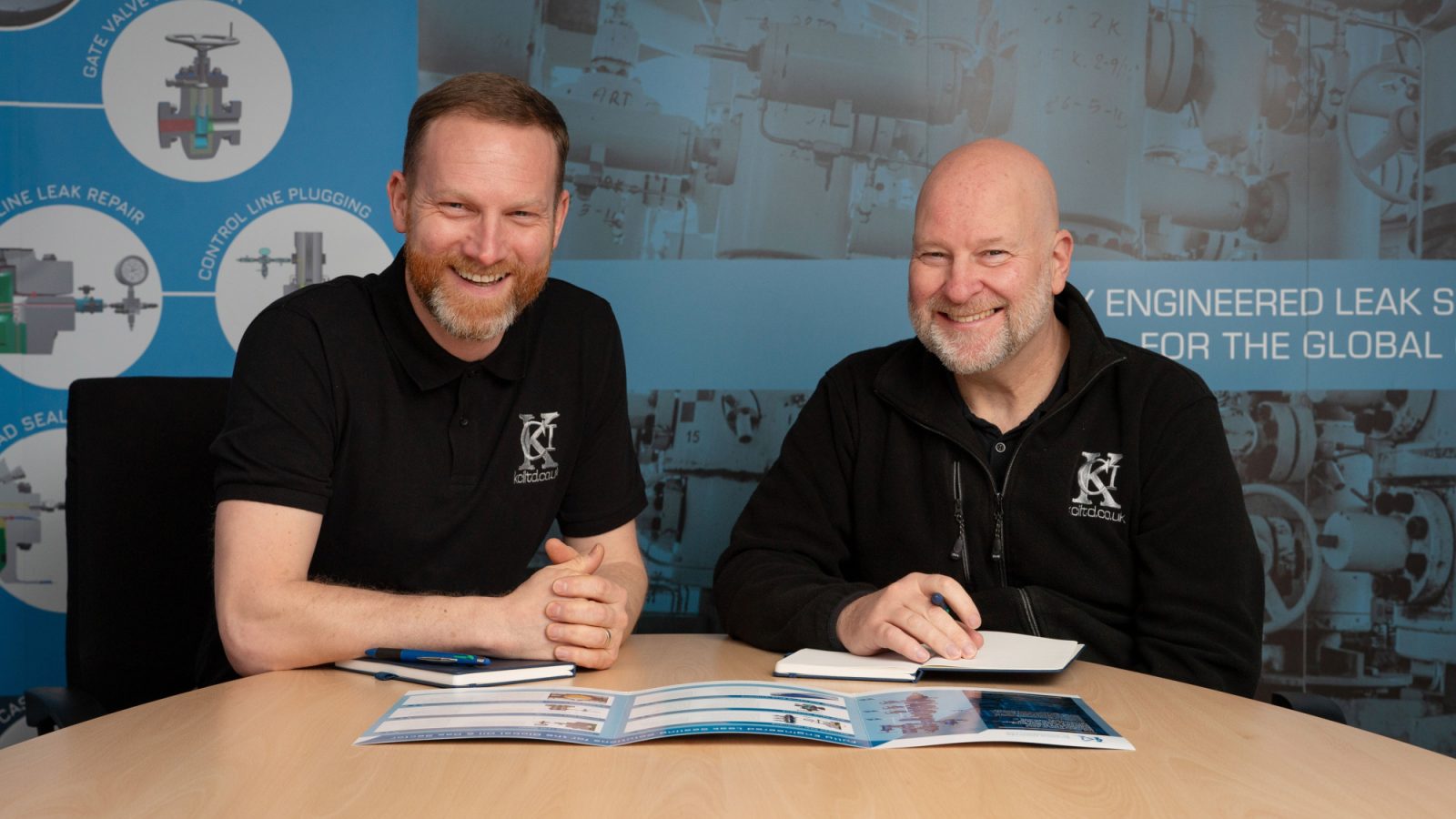 (L-R) Kevin Watt, KCI Managing Director and Graham Steele, KCI Engineering Director