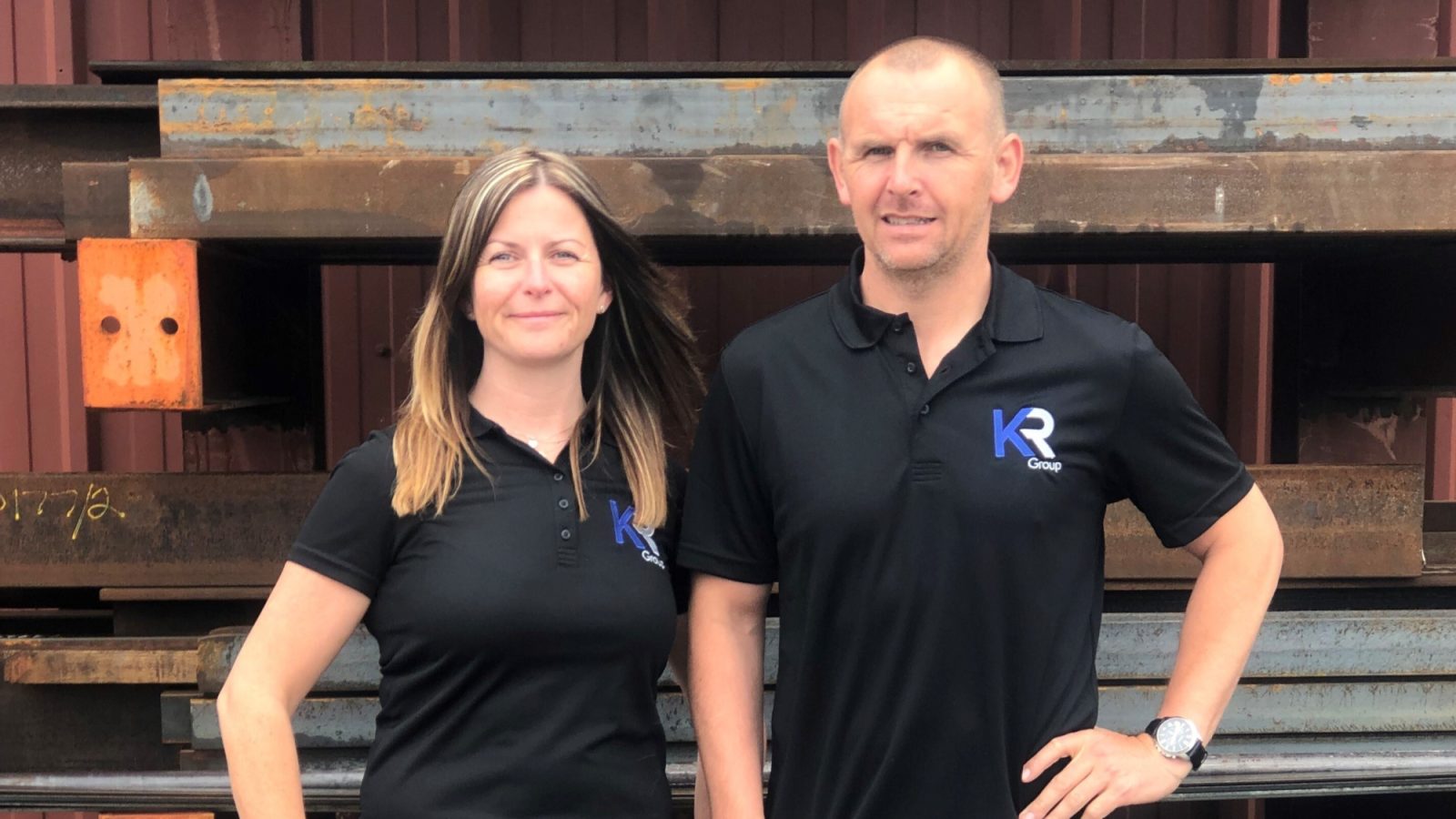 Nicola Fraser, Business Director and Kenny Robertson, Managing Director at KR Group