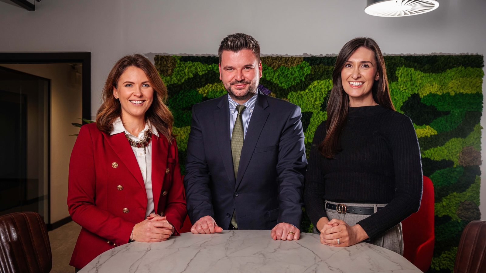 (L) Kim Stephen, Senior Events Advisor, (C) Ryan Crighton, Senior Partner, and (R) Rhona Gillan, Head of Marketing at True North Advisors