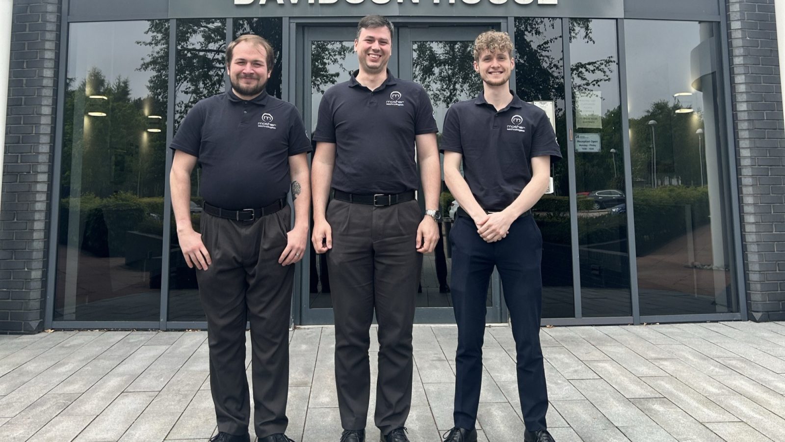 From left, Lukasz, Martin and Thomas.